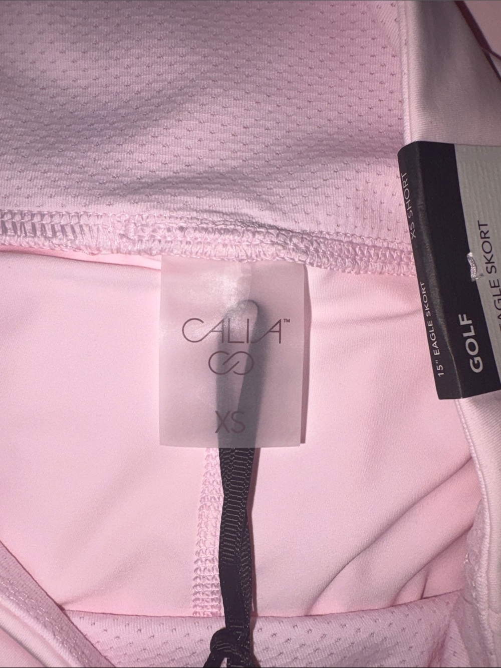 Light Pink Women's Skater Skirt with Comfortable Wide Waistband - Picture 6 of 8